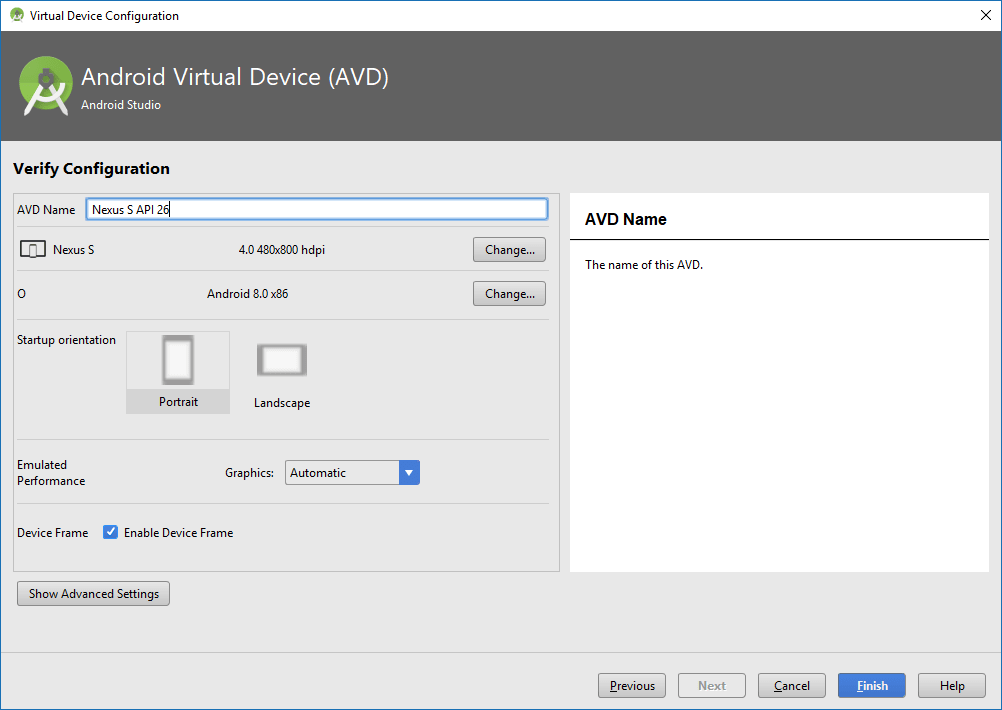 Verifiy configuration