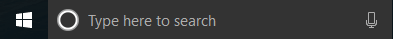 Cortana Search Box