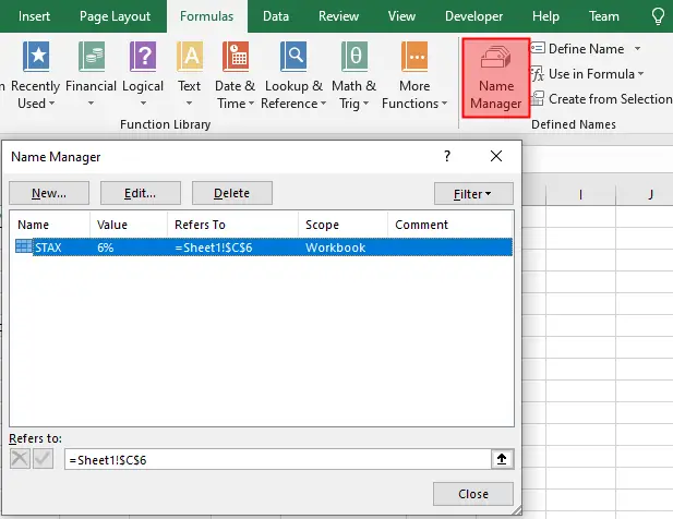 name manager in microsoft excel 365 name manager in microsoft excel 365