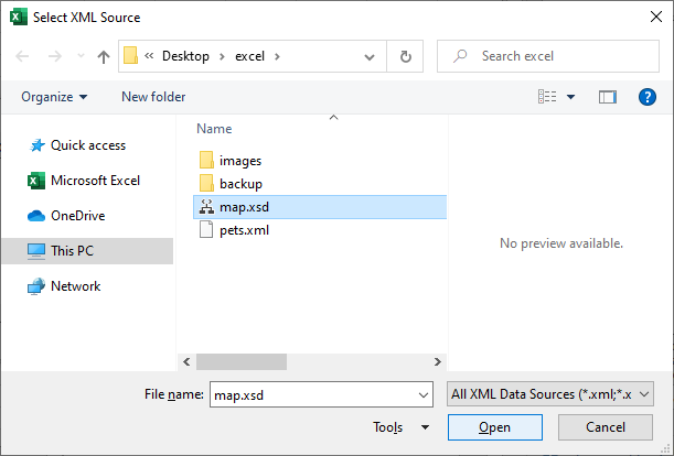 Export Xml Data In Excel