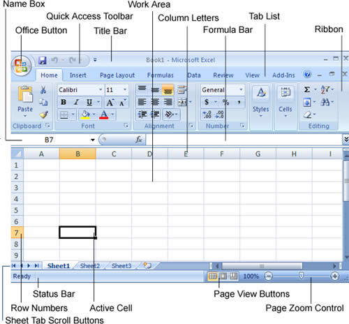 features of microsoft office excel 2007